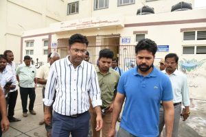 மதுரை மாவட்ட ஆட்சித்தலைவர் நிஷாந்த் கிருஷ்ணா, அவர்கள் இன்று ஆய்வு…