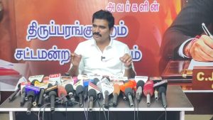 அனிதா ராதாகிருஷ்ணன் போன்ற ரவுடியையும், கேவலமான நபரையும் தவம் இருந்தாலும் தமிழக வெற்றி கழகத்தில் சேர்க்க மாட்டோம்…