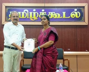 மதுரை உலகத் தமிழ்ச் சங்கத்தில் 213 வது ‘தமிழ்க் கூடல்’ நிகழ்வு கோலாகலமாக நடைபெற்றது!